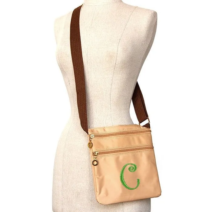 HD1851 Monogrammable Nylon Fabric Crossbody Bag