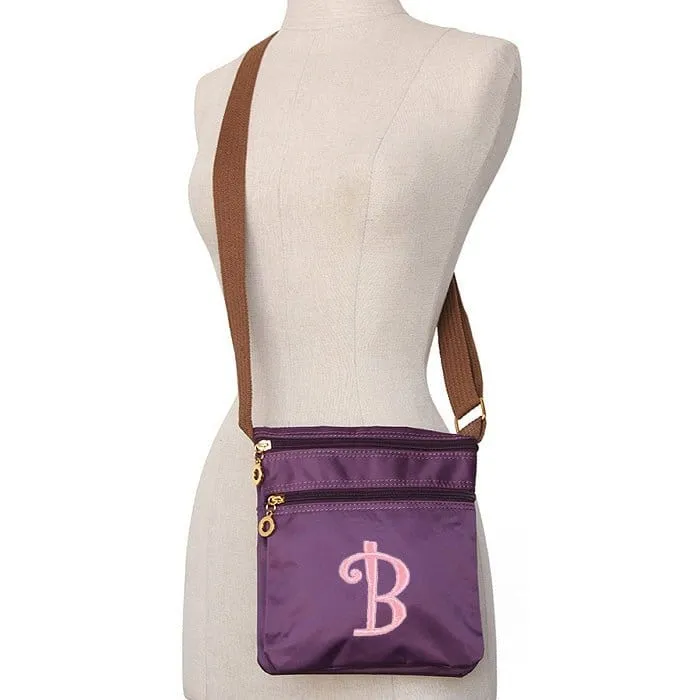 HD1851 Monogrammable Nylon Fabric Crossbody Bag