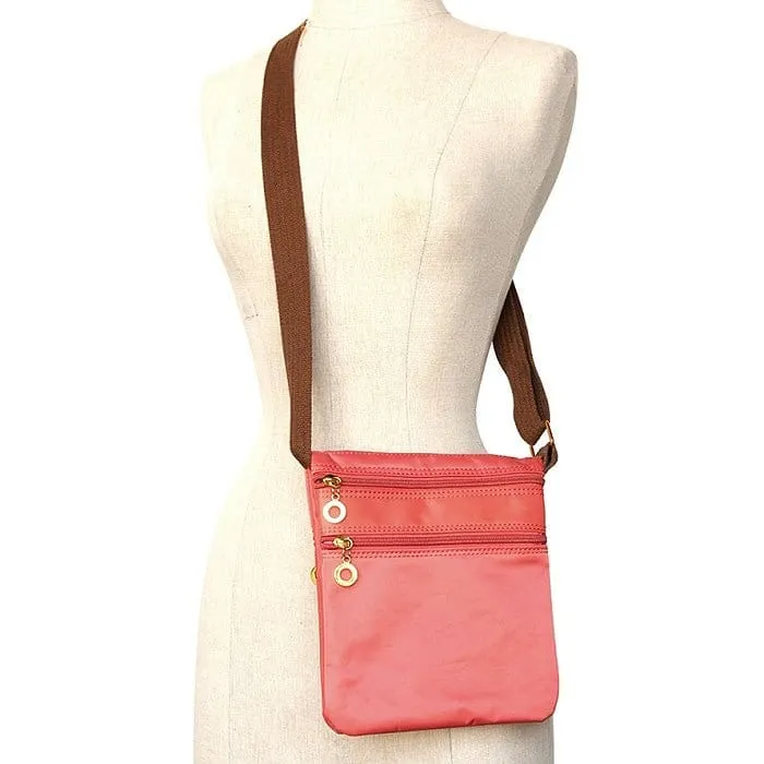 HD1851 Monogrammable Nylon Fabric Crossbody Bag