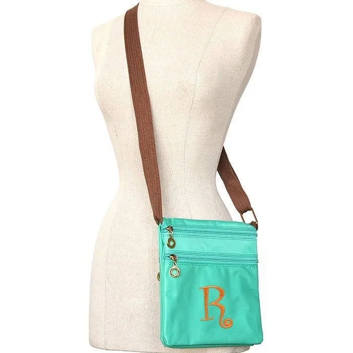 HD1851 Monogrammable Nylon Fabric Crossbody Bag