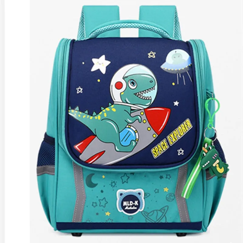 High Quality Large Capacity Space Dino Kids School Bag