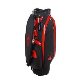 HONMA 9" Gear Standard Cart Bag (Black/Red)