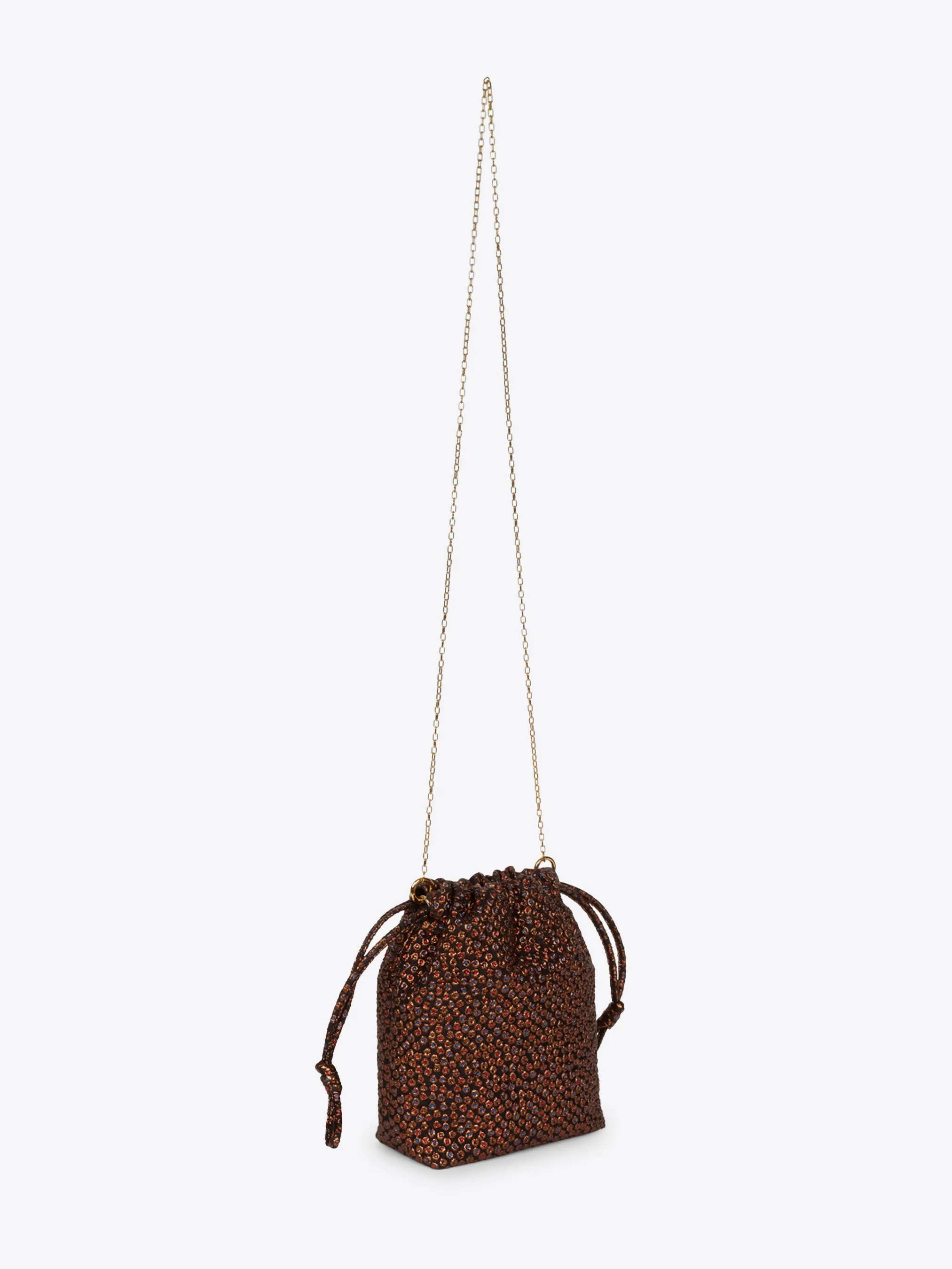 Jacquard pouch bag