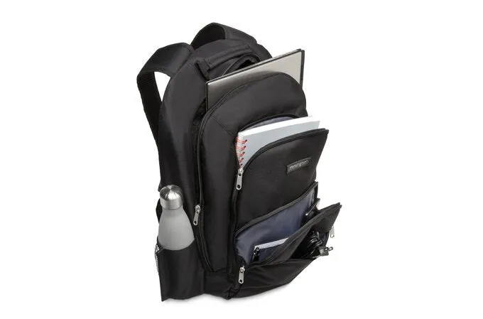 Kensington Sp25 15.4" Classic Backpack - Notebook Carrying Backpack - 15.4" - Black