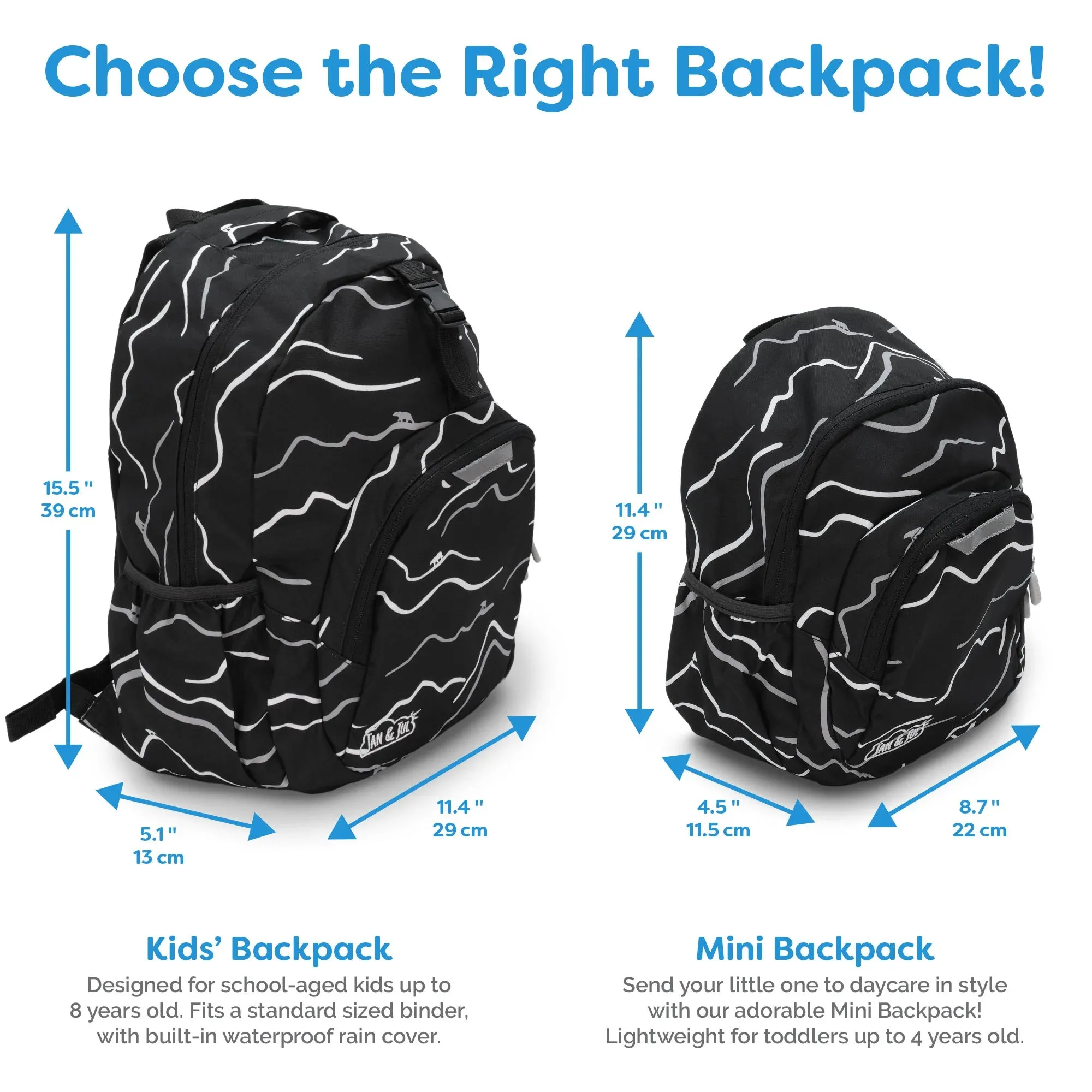 Kids Mini Backpacks | Navy Forest