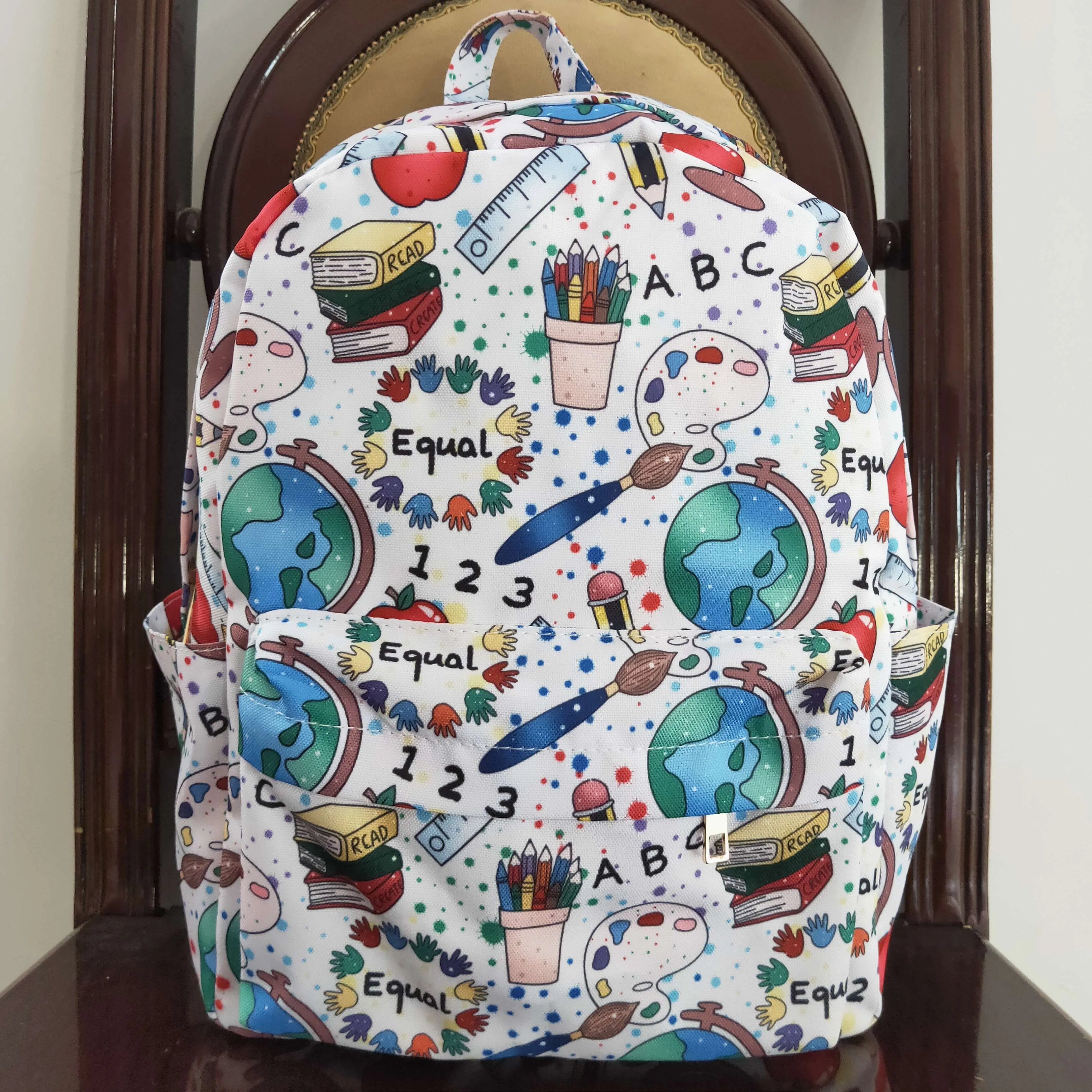 kids stationery printed shoulder bag BA0072