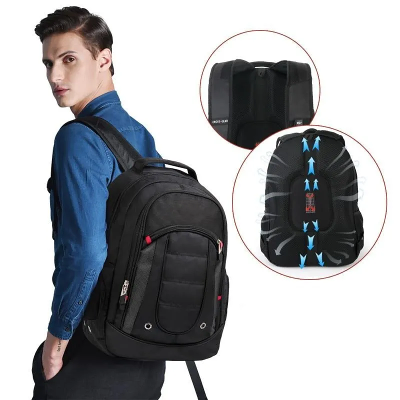 Laptop Backpack Men USB Charging Travel Backpack