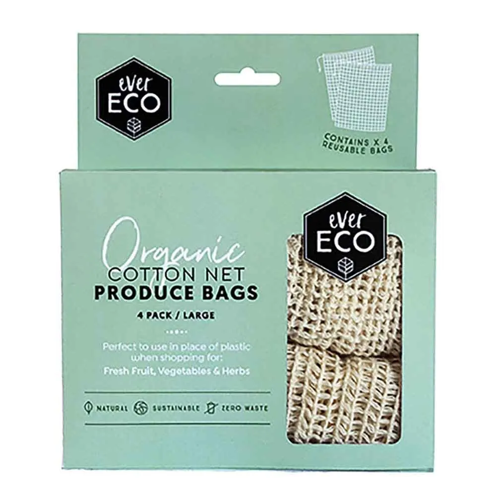 Large Organic Cotton Net Produce Bags