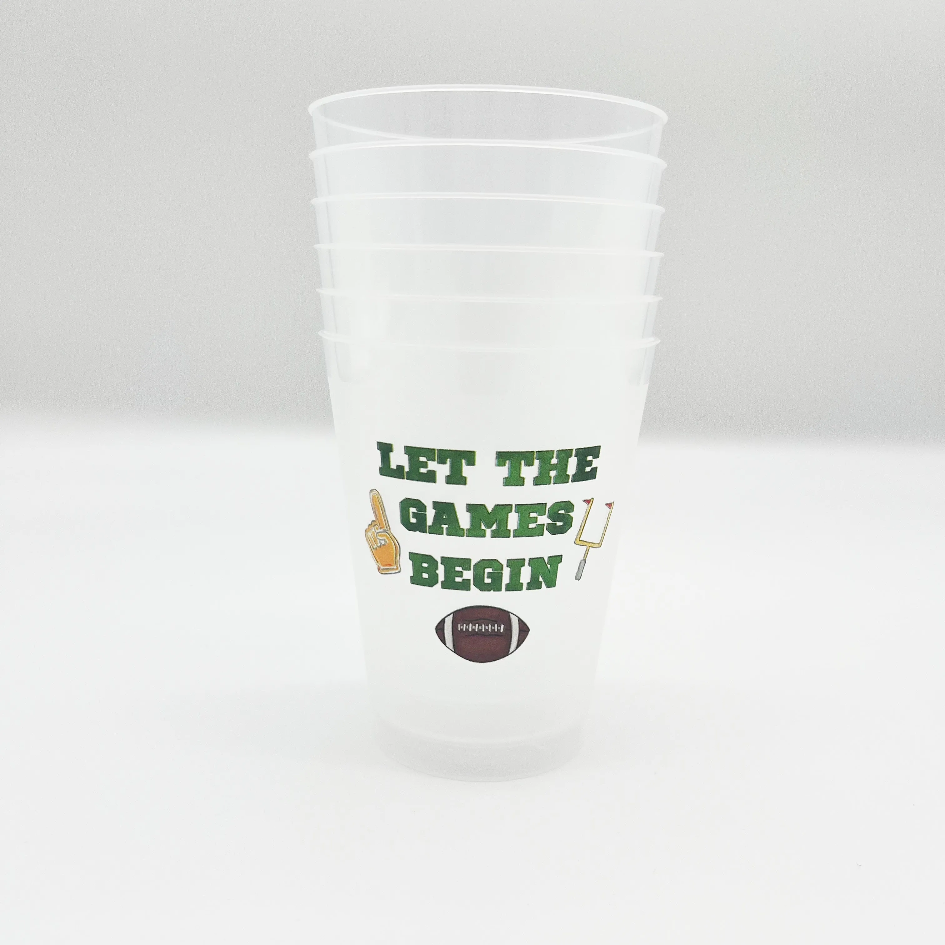 Let The Games Begin Party Cup Set