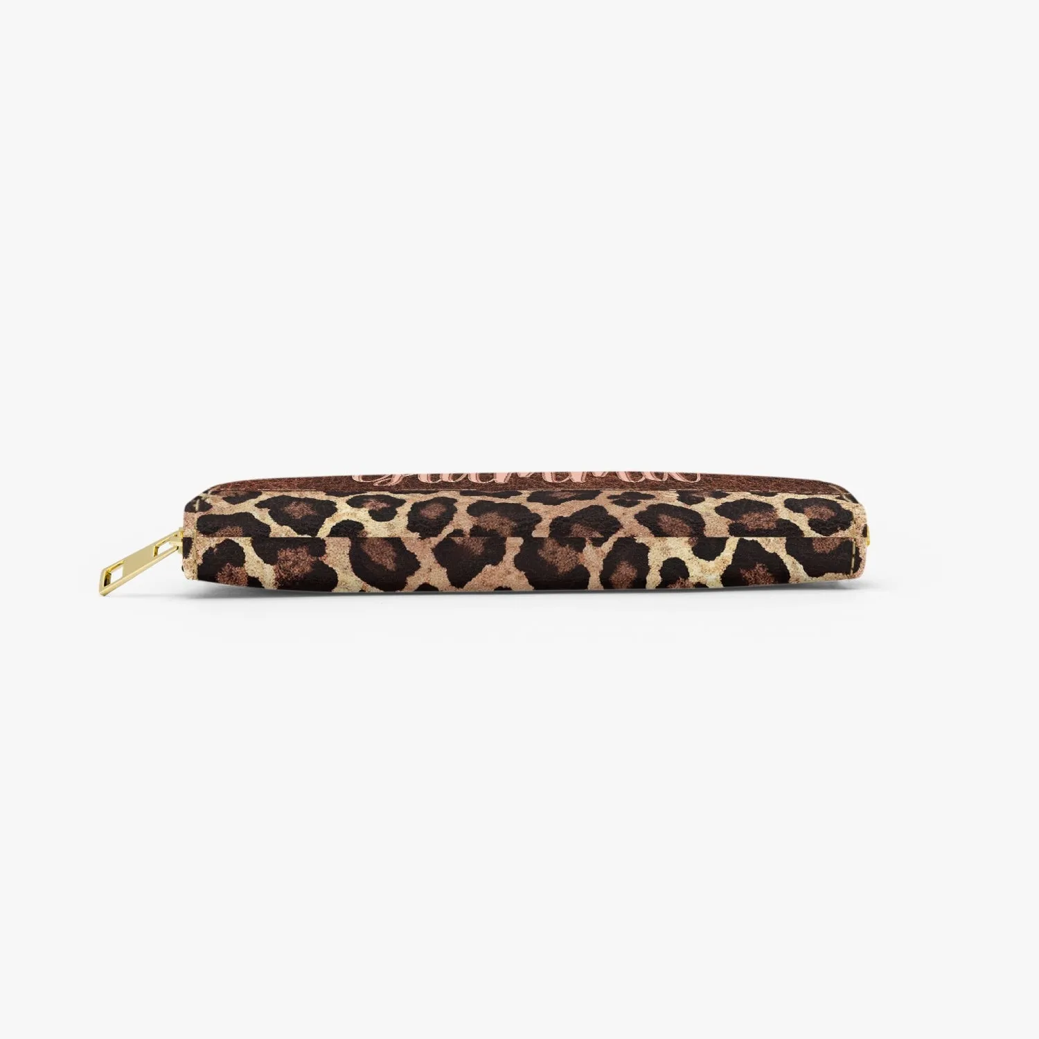 Long Type Zipper Purse - Leopard Print - Glamma