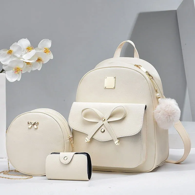 LovelyRLovely Women's All-match Casual Backpack Set