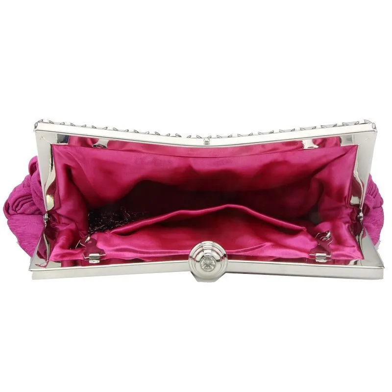 Luxy Moon Rhinestone Hand-woven Evening Dress Bag