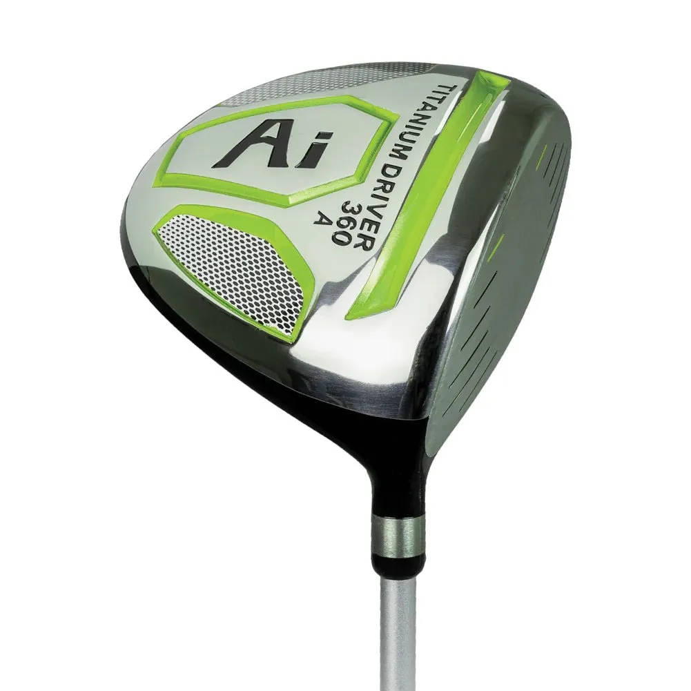 Lynx Junior AI Ready to Play Half Golf Set | Green 54"-57"