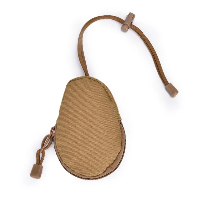 Mini Outdoor Hiking EDC Carrying Bag Key Coin Purse(Brown)