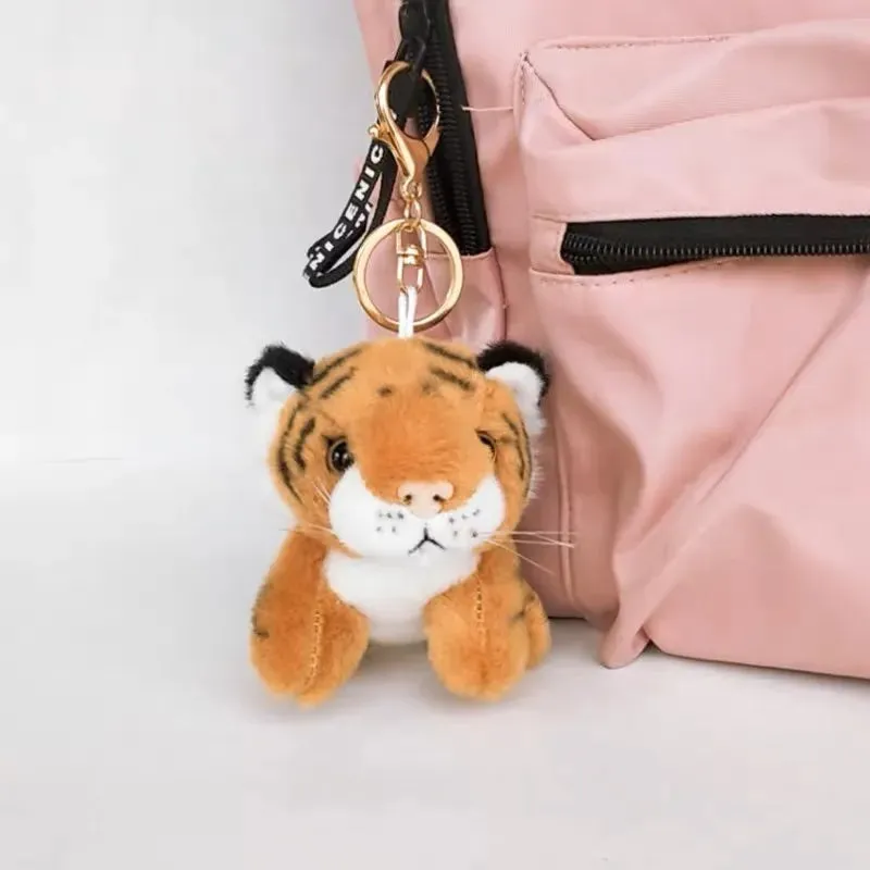 Mini Stuffed Plush Tiger Pendant Toy 11cm