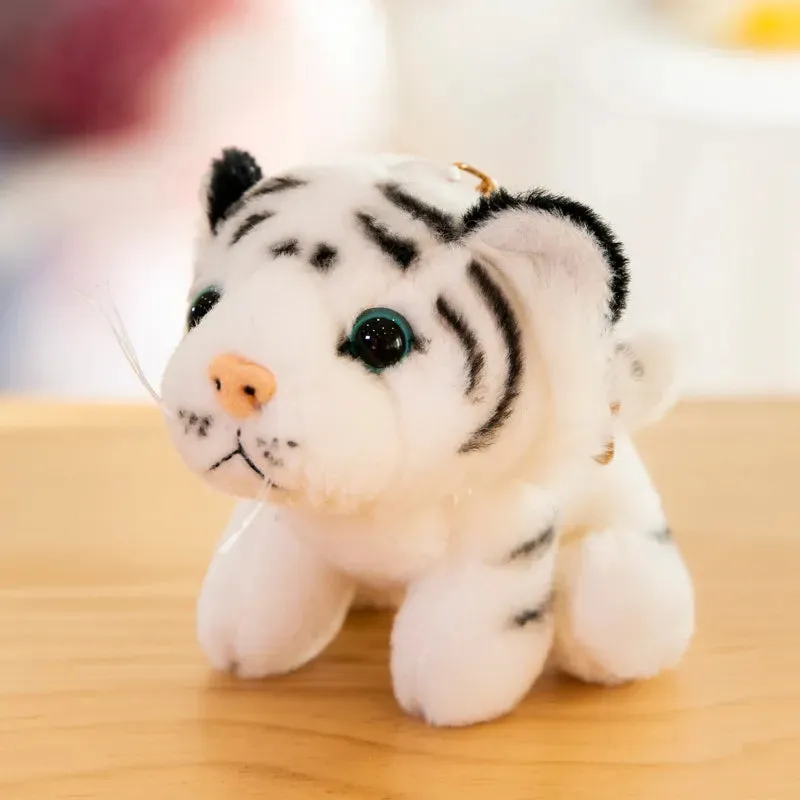 Mini Stuffed Plush Tiger Pendant Toy 11cm