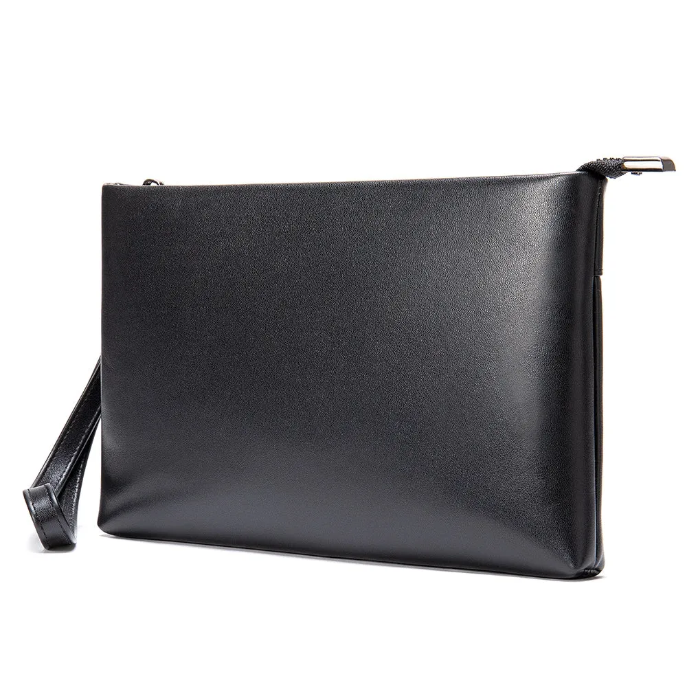 Modern Charm Leather Clutch