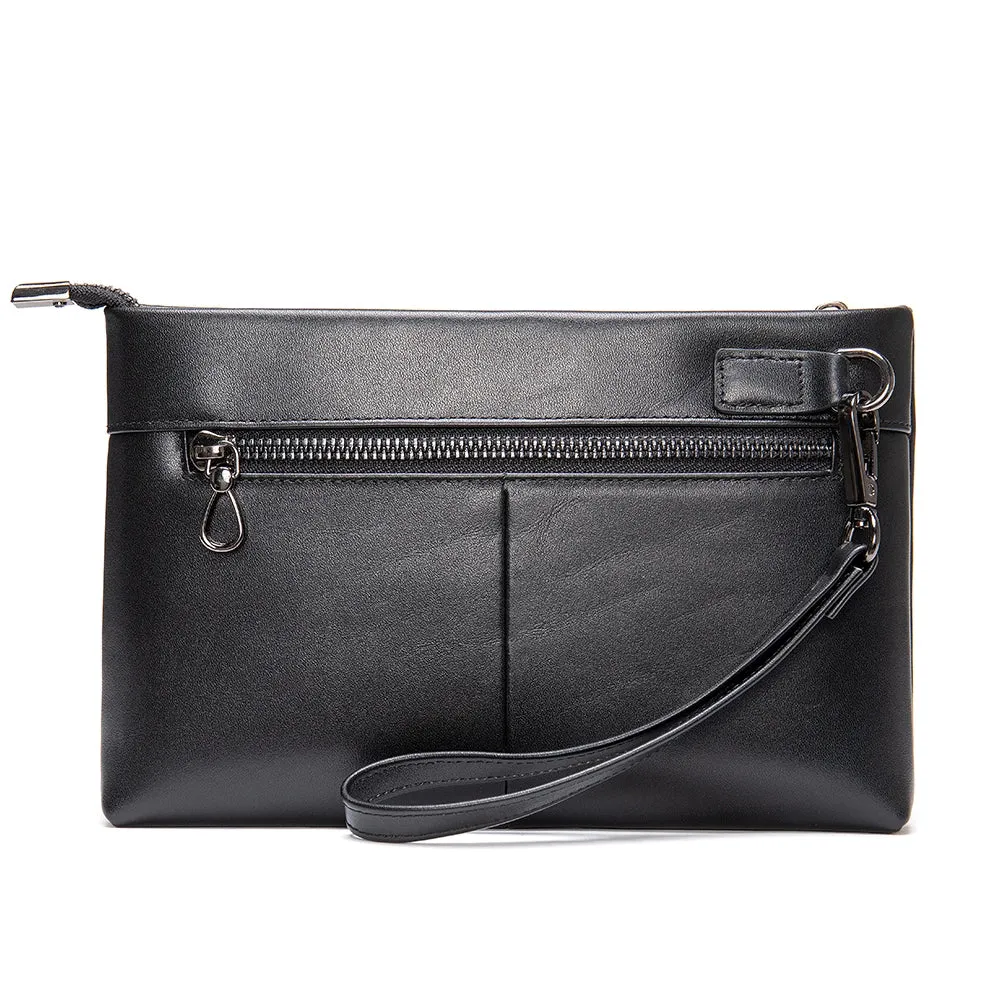 Modern Charm Leather Clutch