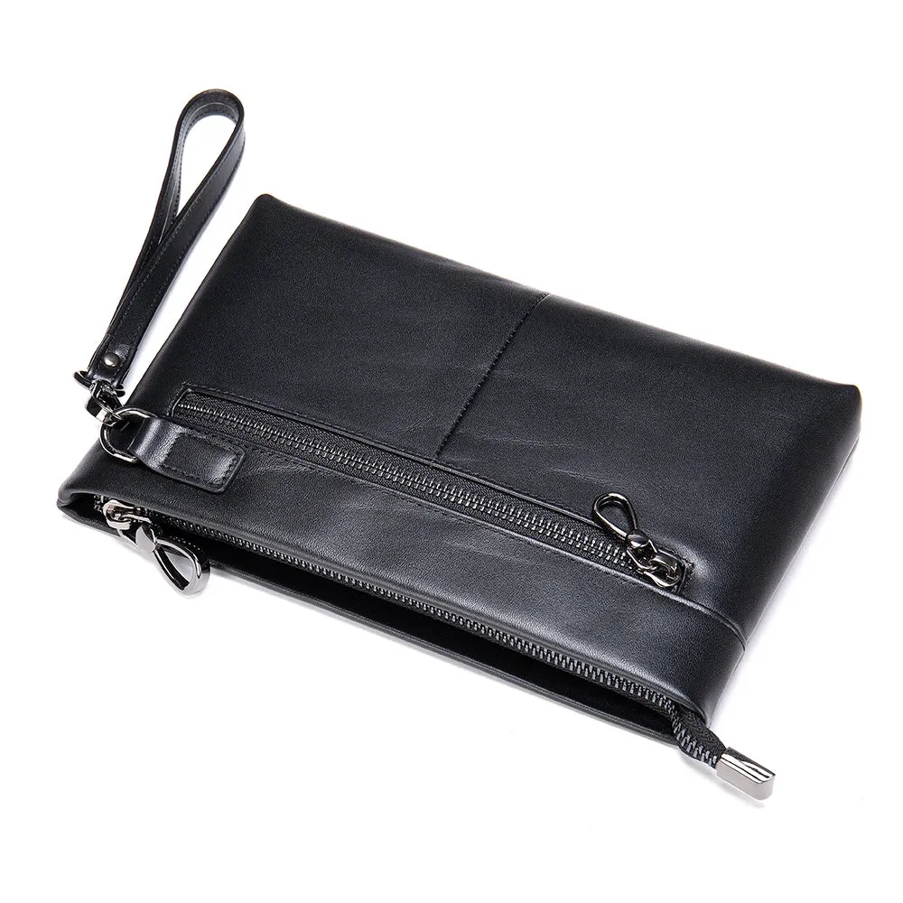 Modern Charm Leather Clutch