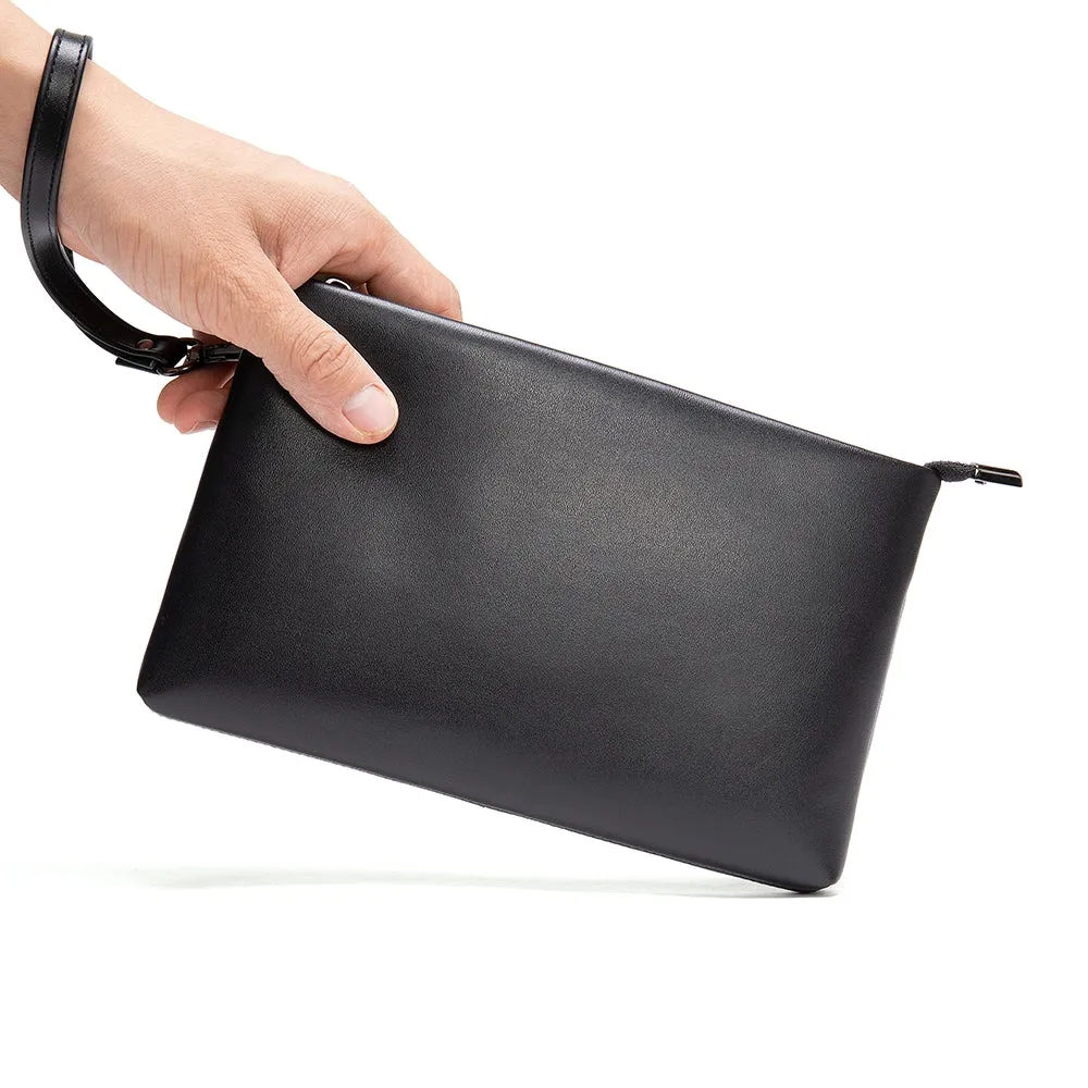 Modern Charm Leather Clutch