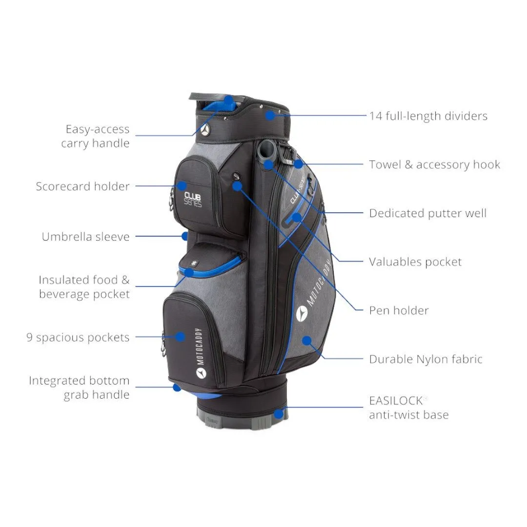 Motocaddy 2024 Club Series Golf Cart Bag