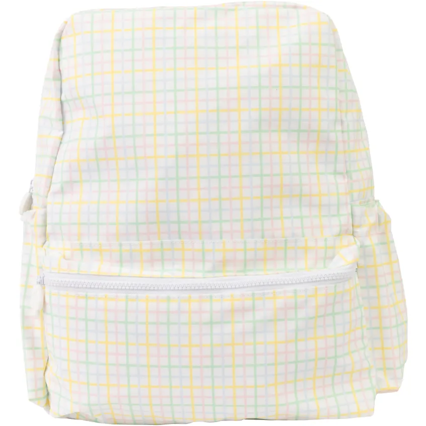 Multi Windowpane Backpack- Large