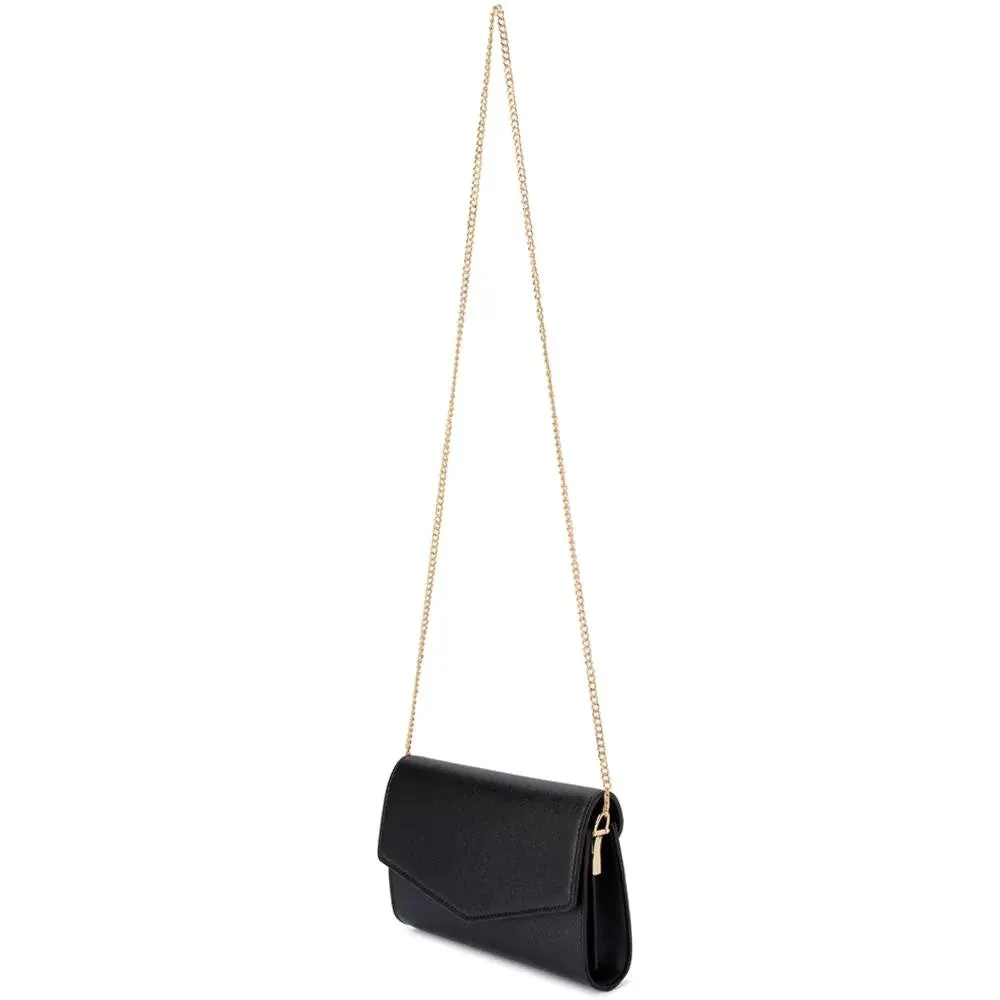 Nic Envelope Clutch (Black)