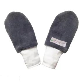 Organic Mittens - Grey (Pack of 2 Pairs)