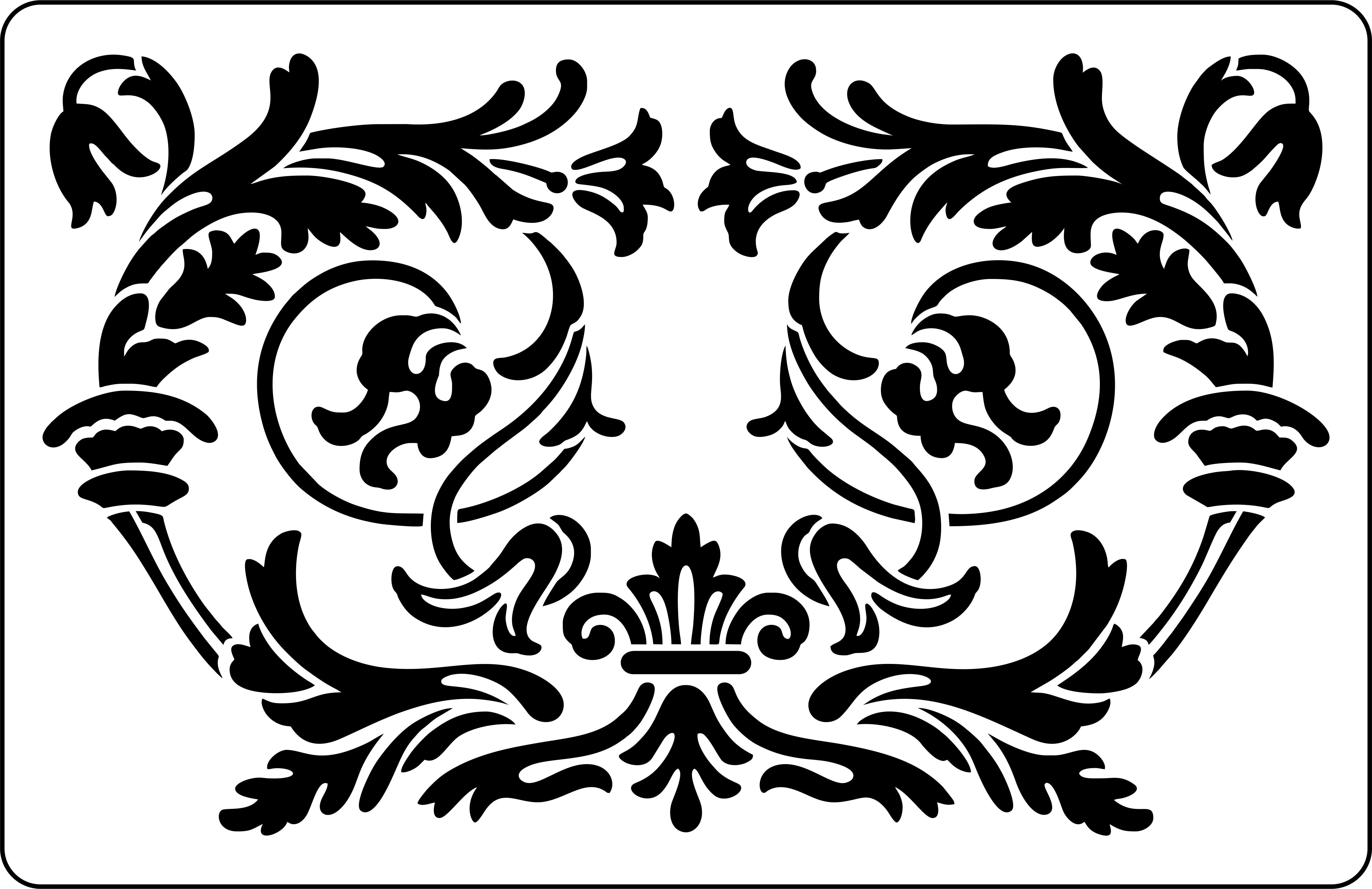 Ornate Panel | JRV Stencils