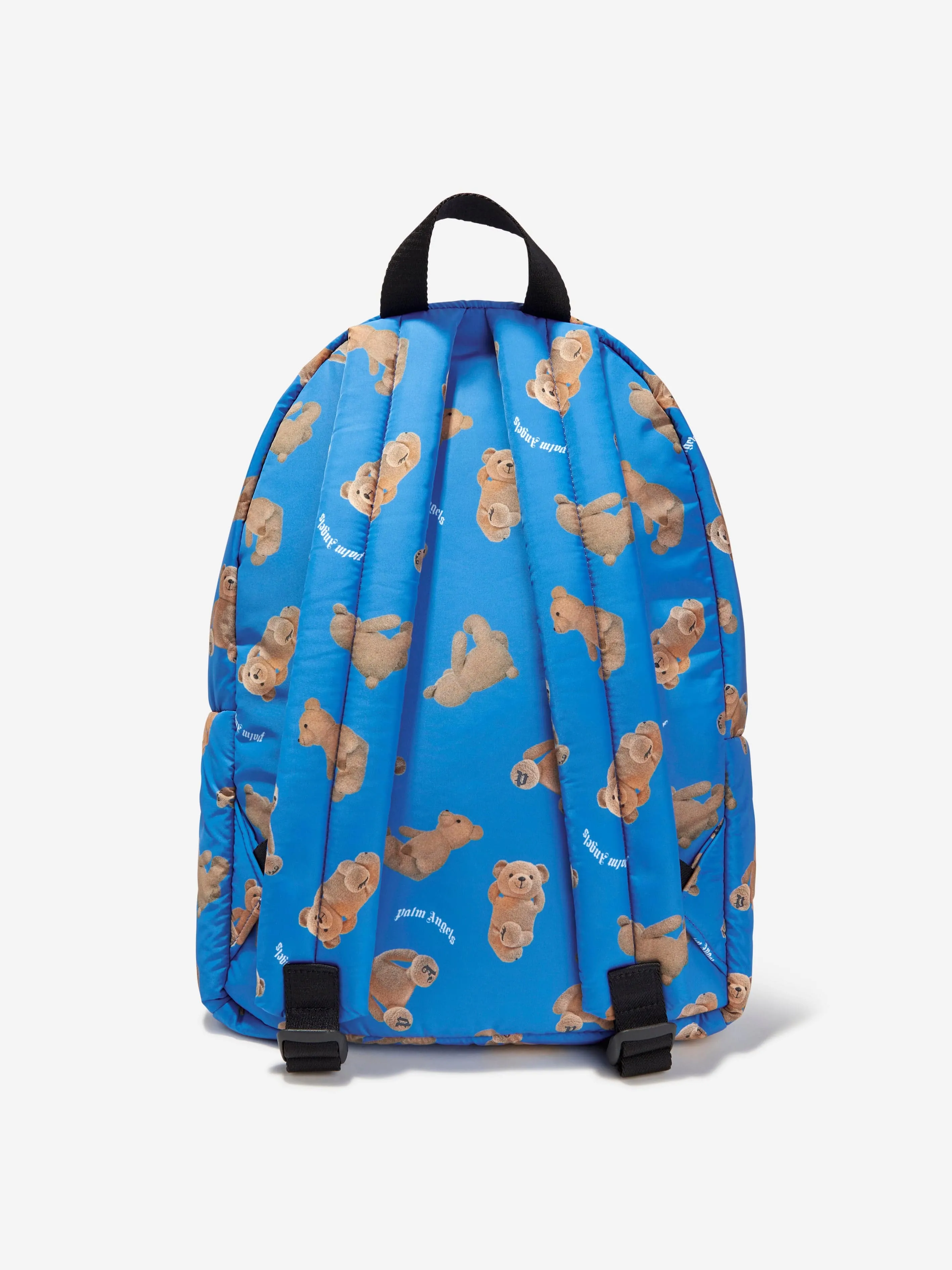 Palm Angels Kids AOP PA Bears Backpack in Blue