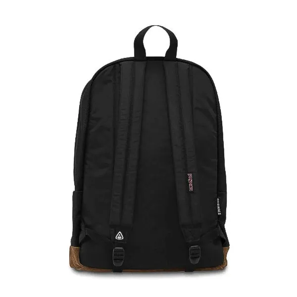 PLAIN BLACK UNISEX BACKPACK