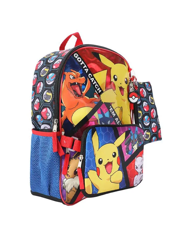 Pokémon 5 Pieces Set Backpack