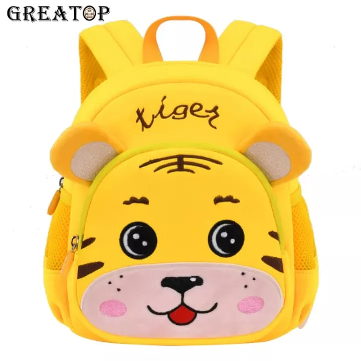 Premium Quality 3D Tiger Backpack for Kindergarten Kids