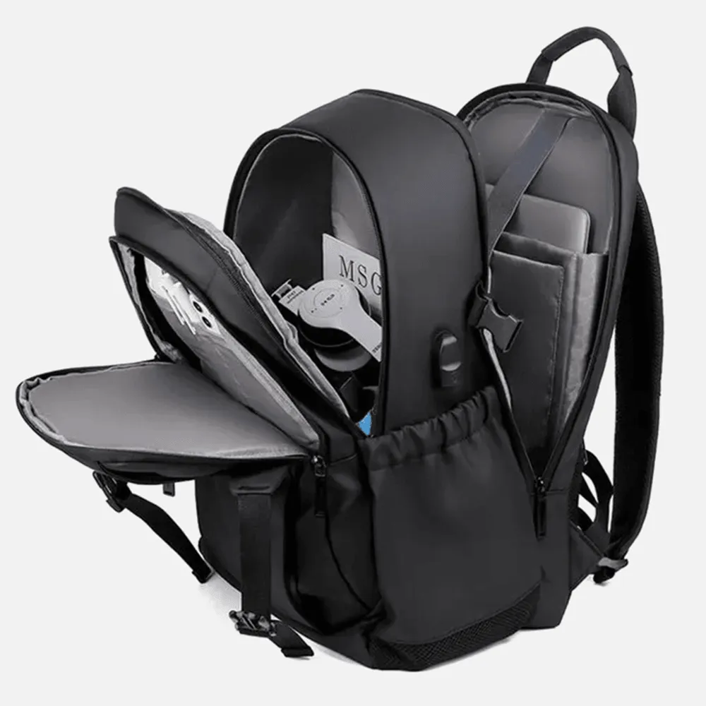 Rahala 2209 Laptop Backpack - Black