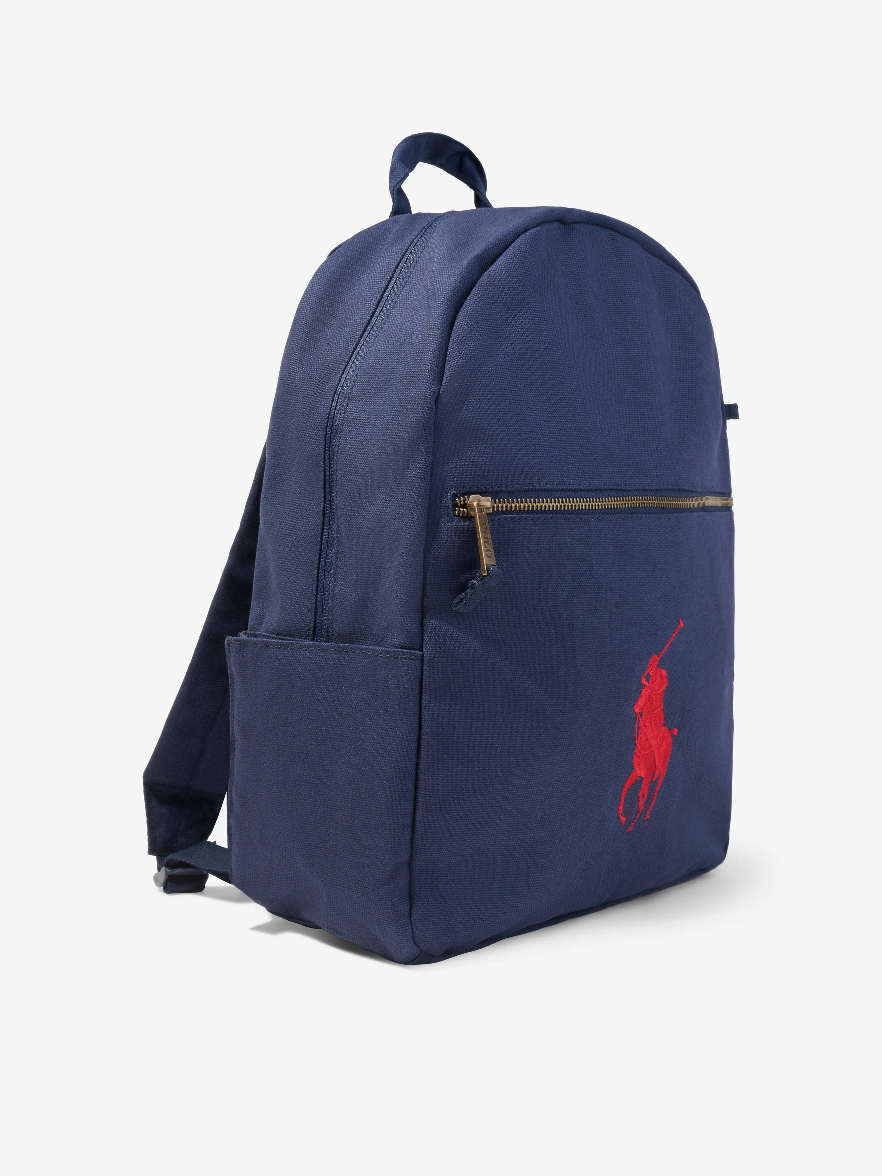 Ralph Lauren Kids Canvas School Backpack in Navy