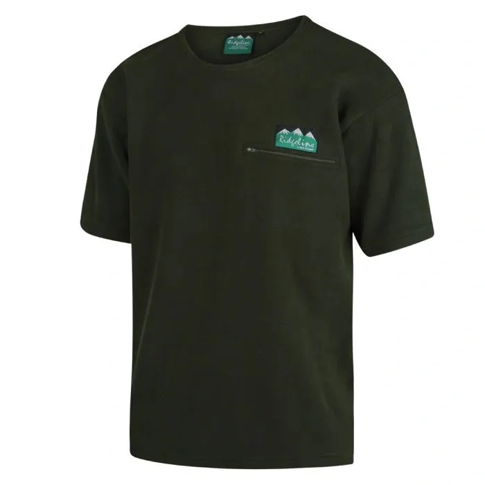 Ridgeline Premium Workmans Zip Tee - Olive