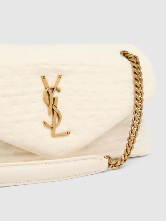 Saint Laurent   Calypso leather blend shoulder bag 