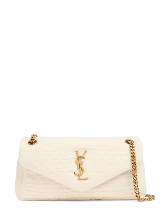 Saint Laurent   Calypso leather blend shoulder bag 