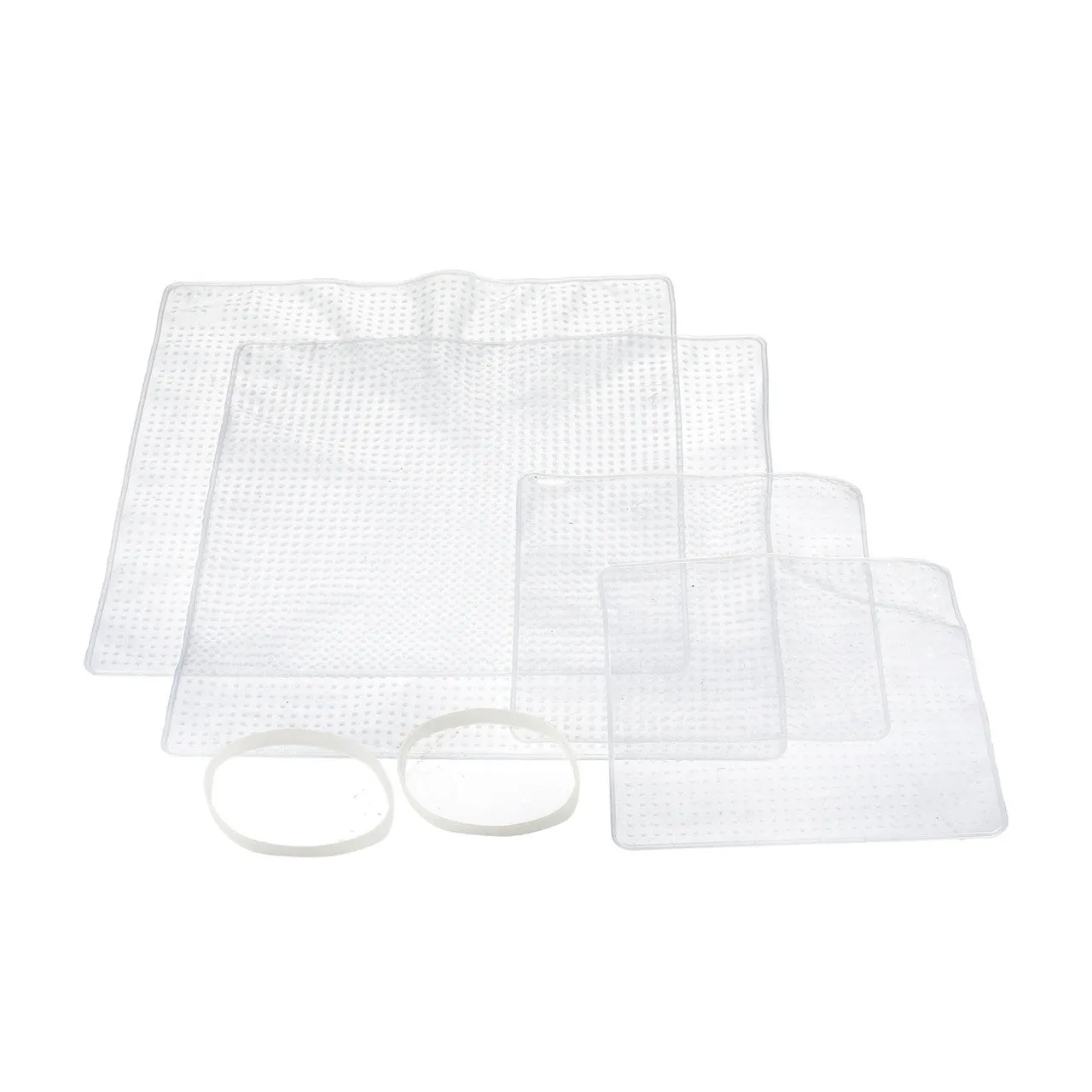 Set of 4 Reusable Silicon Food Wraps