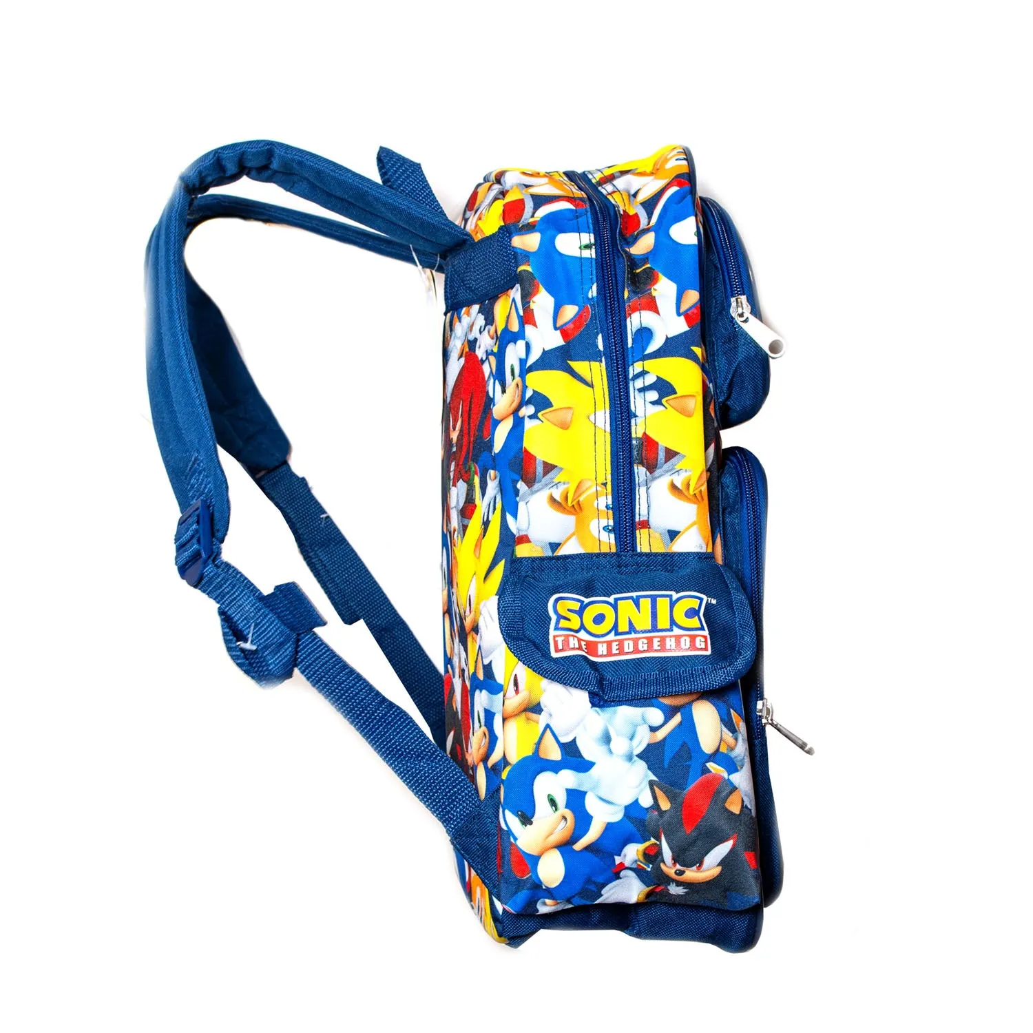 Sonic the Hedgehog Backpack Large 16 inch All Over Print