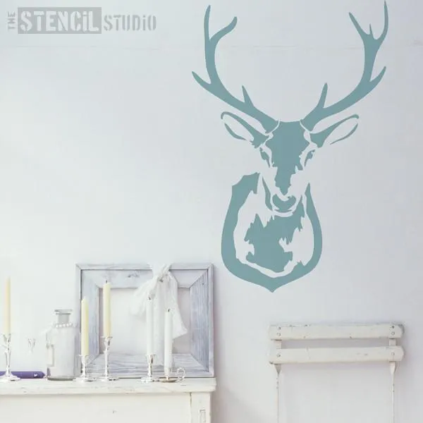 Stag's Head Stencil