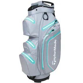 TaylorMade Storm-Dry Waterproof Cart Bag - Grey/Turquoise