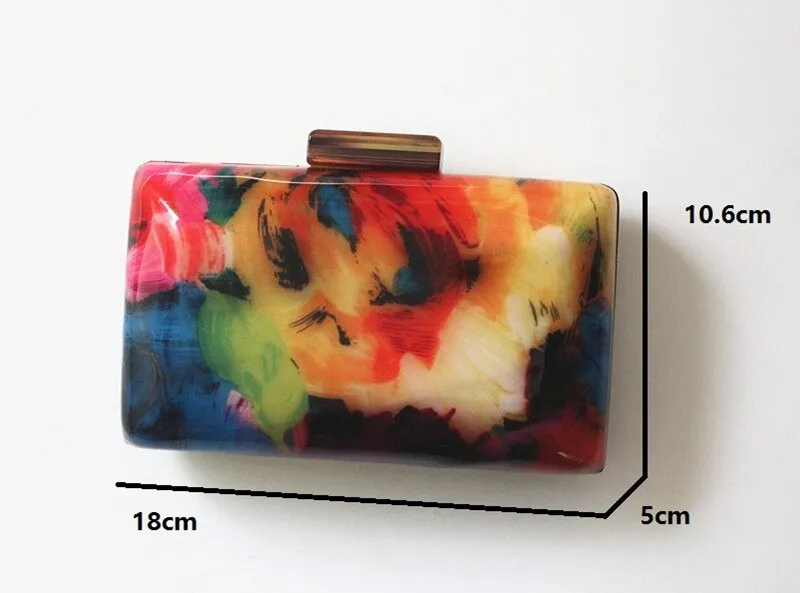 TEEK - Abstract Color Strokes Clutch