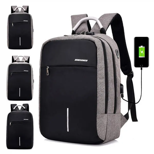 Travel Laptop Backpack Anti Theft Bag with Combination Lock & USB Charging Port