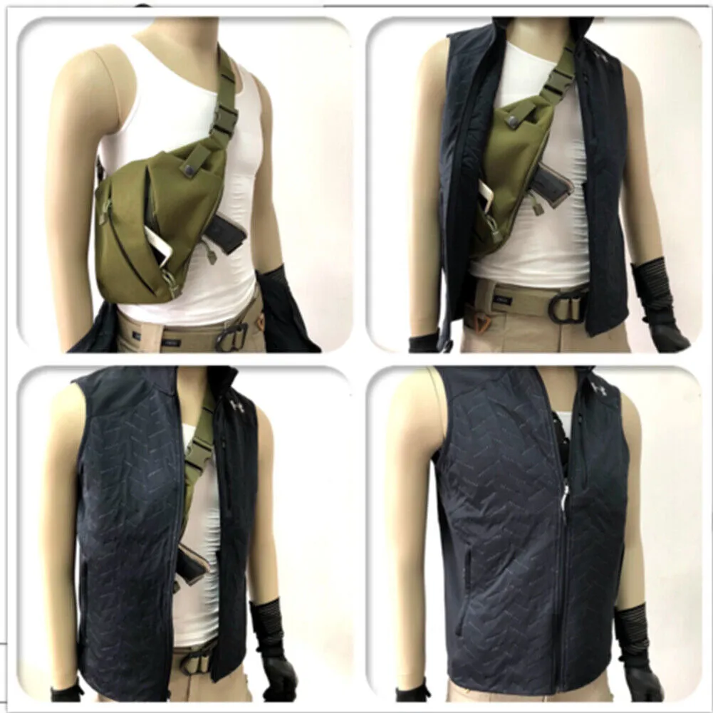 US 1-2 Travel Sling Bag Anti-theft Crossbody Shoulder Chest Pack Canvas Backpack