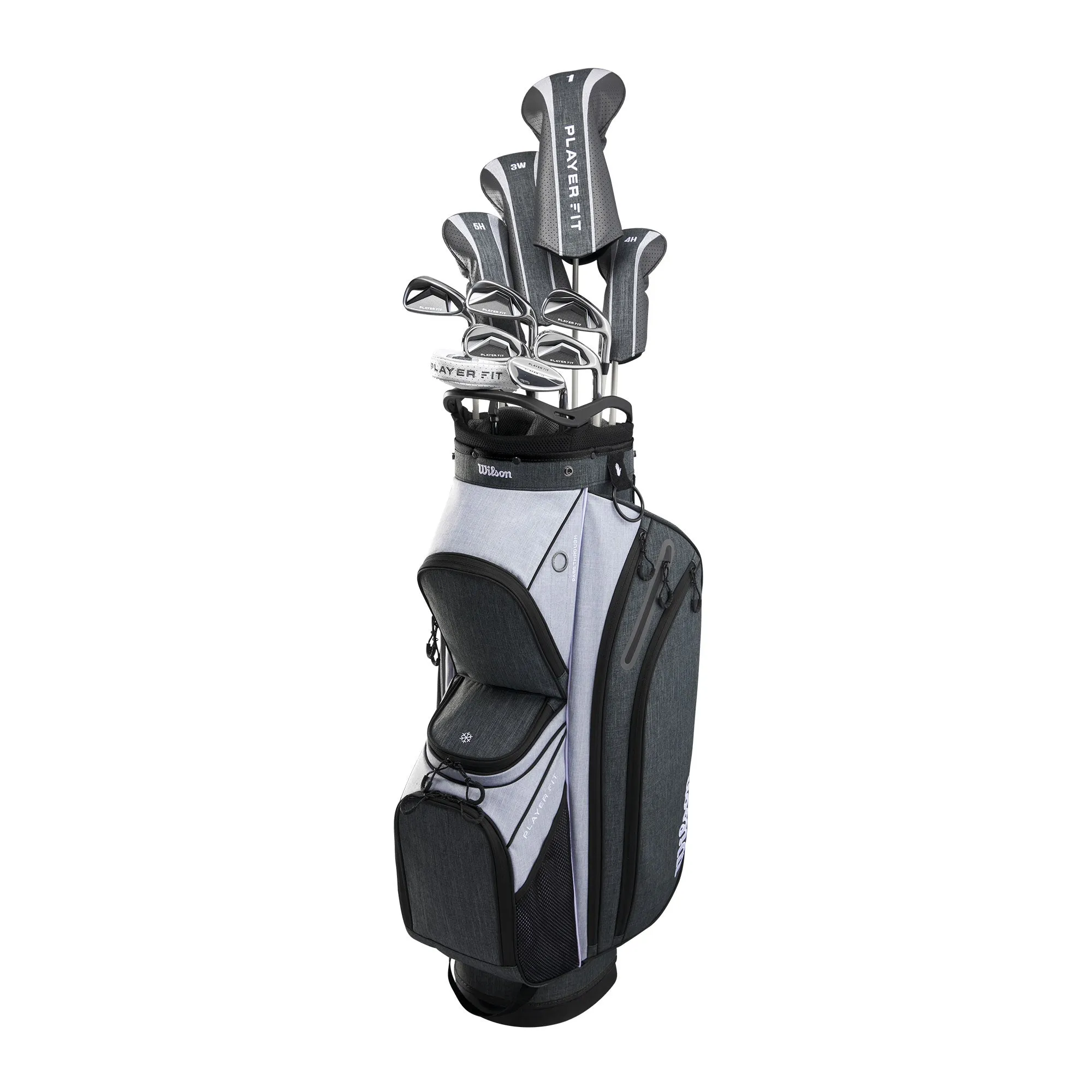 Wilson Player Fit Womens Right Hand Graphite Complete Cart Golf Set