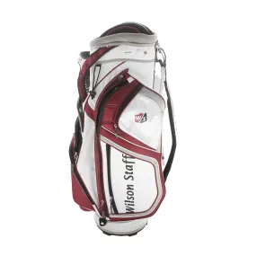 Wilson Staff Cart Bag - White/Clart/Black