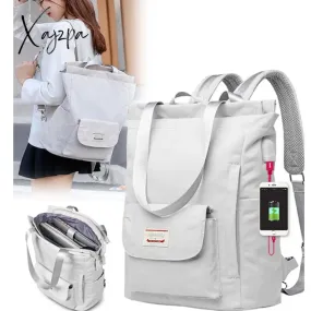 Xajzpa - Fashion Women Shoulder Bag For Laptop Waterproof Oxford Cloth Notebook Backpack 15.6 Inch Laptop Backpack Girl Schoolbag