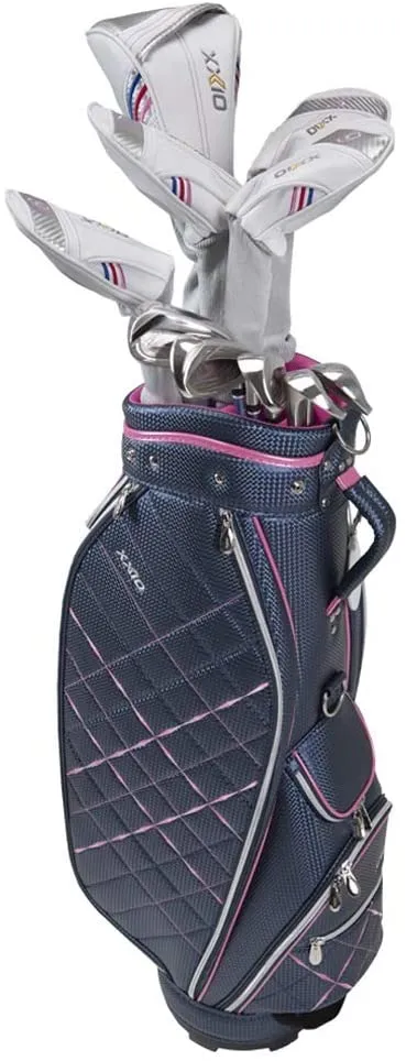 XXIO 2020 Women Eleven Premium Full Set RH 10 Clubs   1 Cart Bag Navy