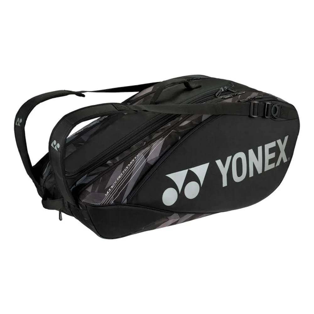 Yonex PRO TENNIS RACKET BAG (9 Racket Bag) - Black